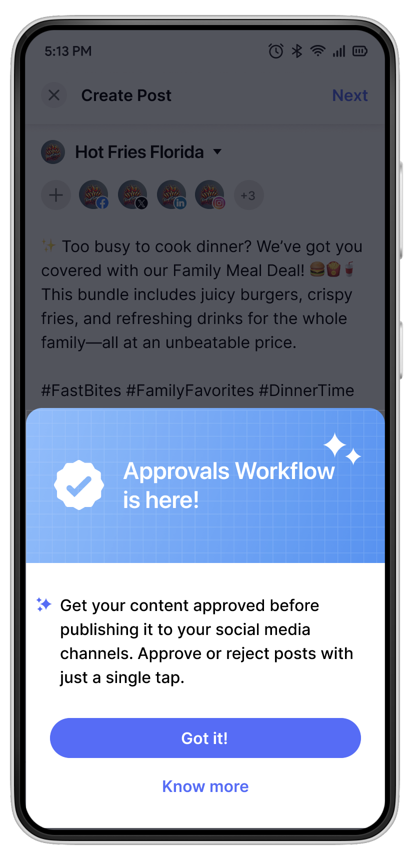 Approval